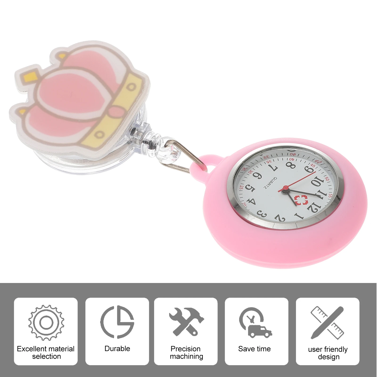 

1 pc Creative Luminous Stretchable Nurse Watch for Girls Hot Balloon Cartoon Pocket Watch High-End Silicone Nurses Gift Doctors
