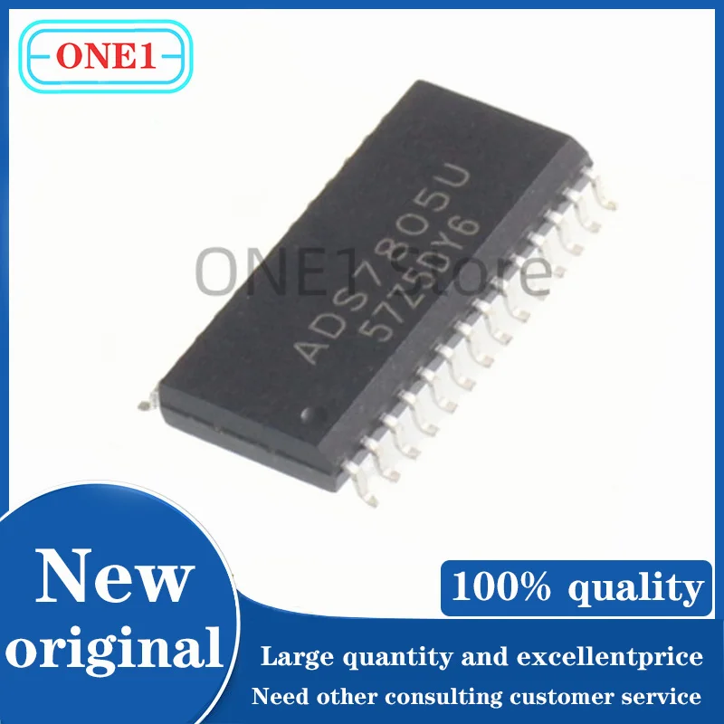 1PCS/lot New original ADS7805U ADS7805 SOIC-28-300mil Analog To Digital Converters (ADCs) ROHS