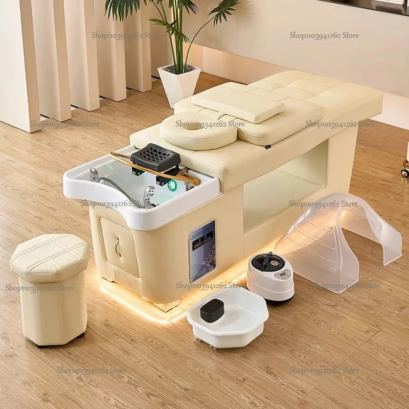 Water Therapy Japanese Head Spa Salon Chair Hair Wash Station Beauty Salon Shampoo Bed Thai Recliner Furniture Cadeira