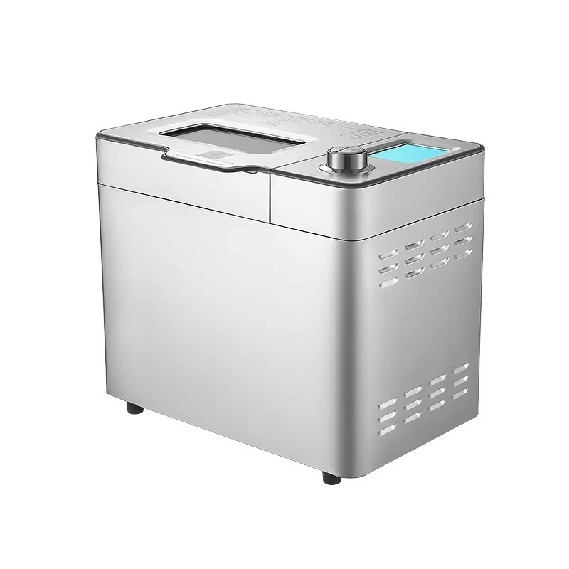 Household Electric Small Automatic Multifunctional Bread Machine with Dough Kneading & Fermentation Metal 750g Capacity 550W