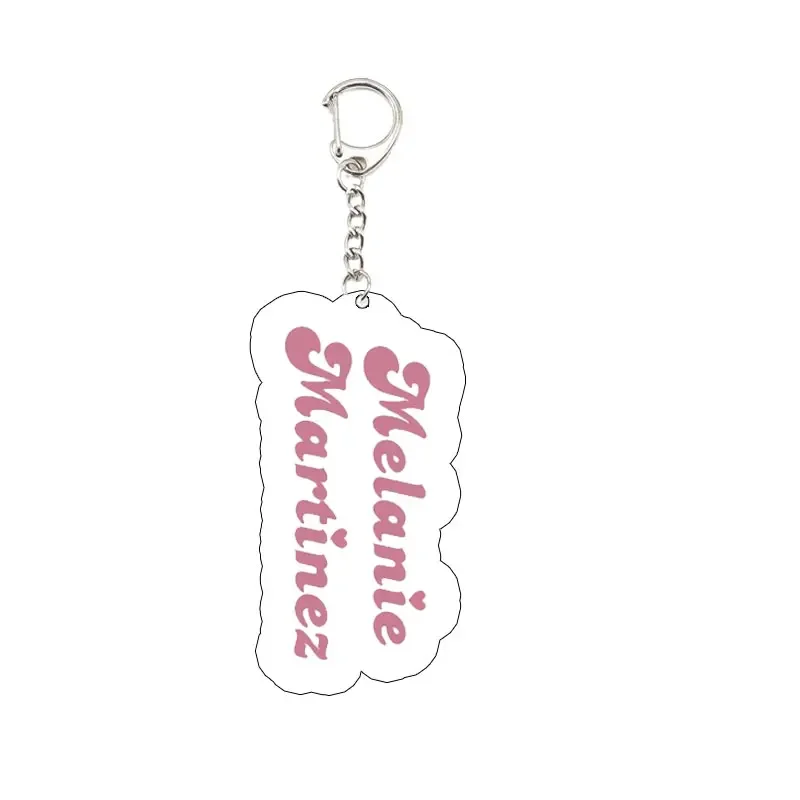 Melanie Martinez-Acrílico Pingente Chaveiro, Cute Bag Ring, Sunny Keyring, Acessórios para Saco