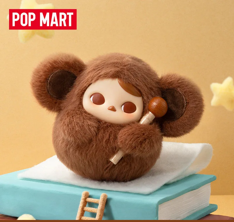 

Popmart Pucky Tap Tap Babies Series Vinyl Plush Pendant Blind Box Mysterious Box Toy Kawaii Collection Doll Kids Birthday Gift