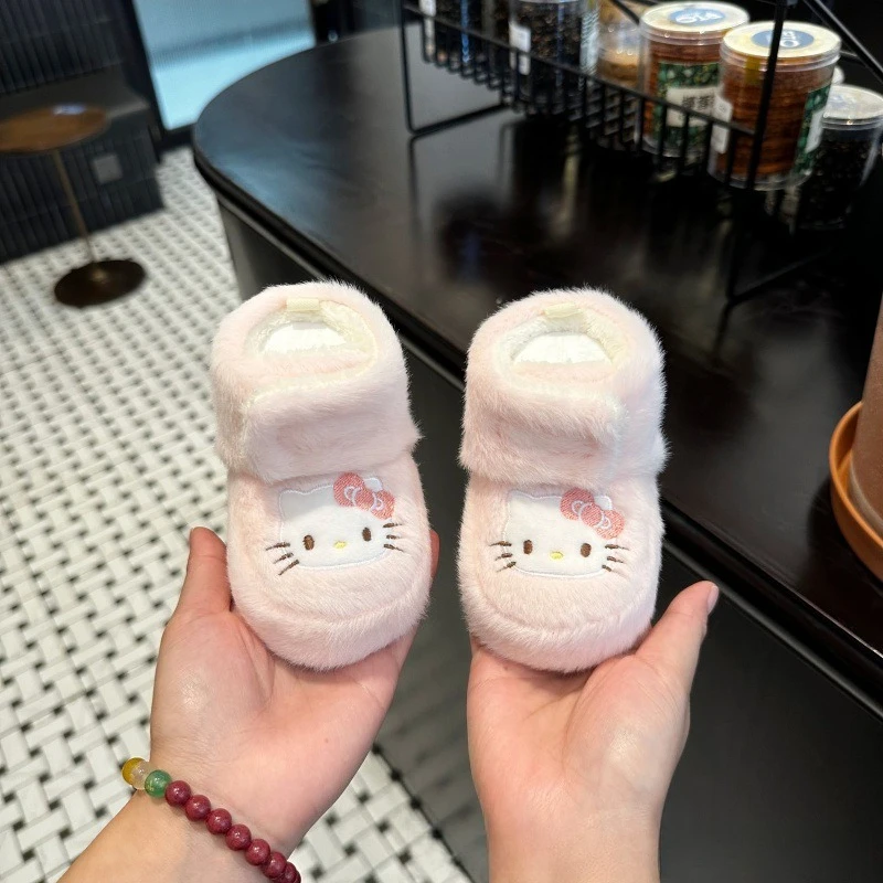 0-1 year old baby shoes children winter new cartoon thickened warm cotton shoes boy baby 6-12 months toddler shoes