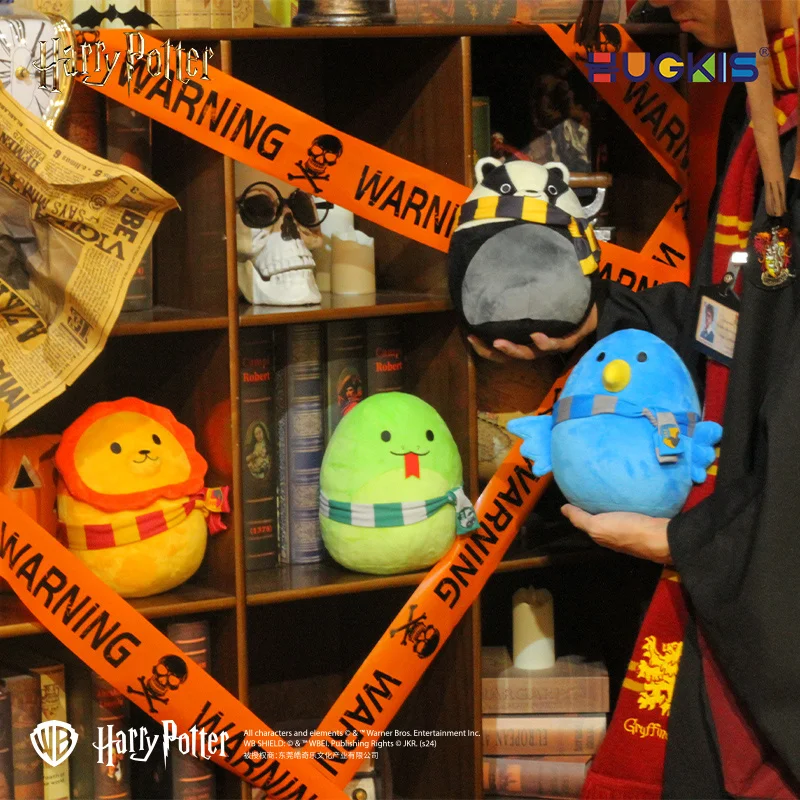 HUGKIS Official Harry Potter Hogwarts House Mascots Cotton Plush Doll 3inch/7.5inch, Movie Character Keychain Adorable Doll