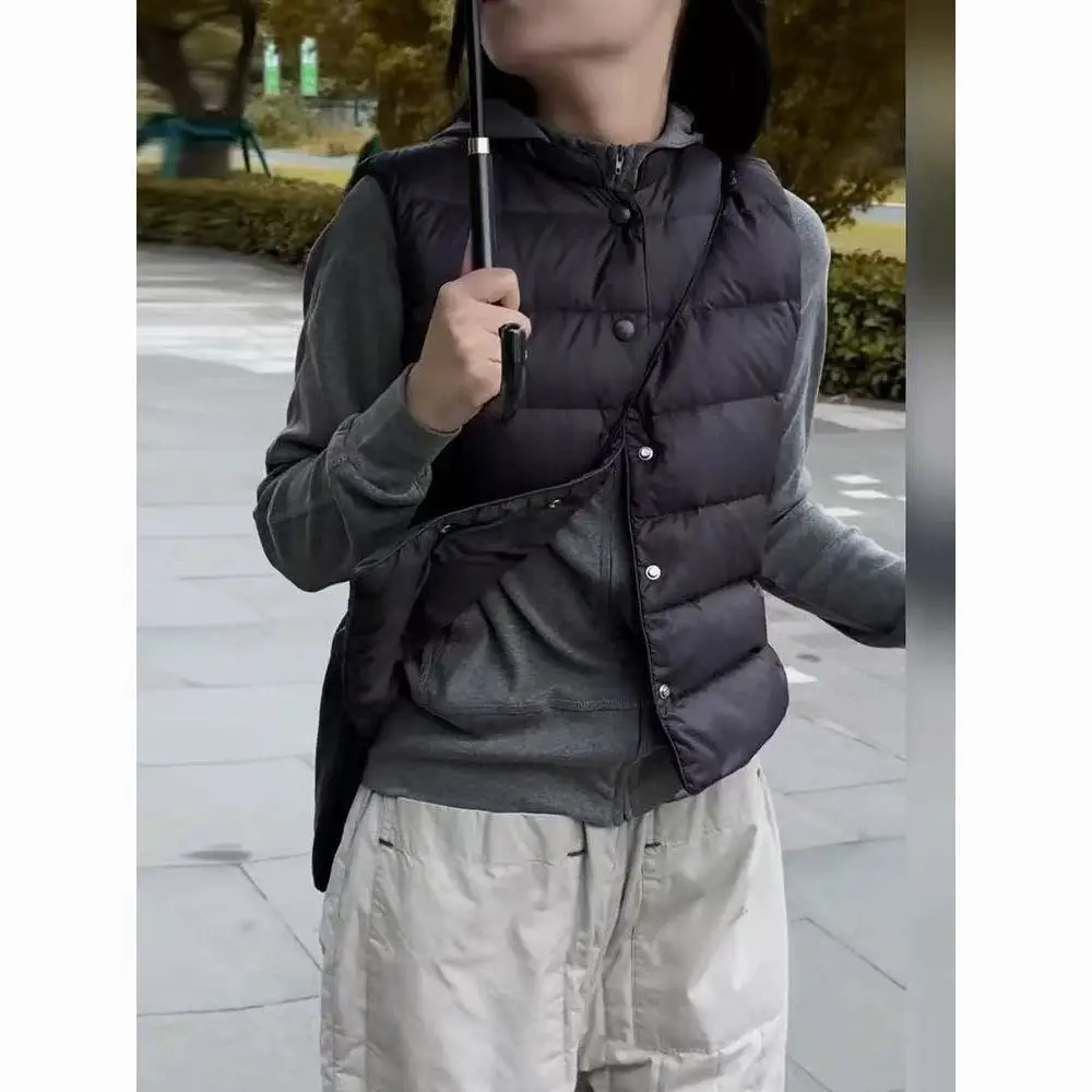 

Vests Waistcoats Thick Womens Vintage Summer Open-Knit Slim Sweet Girl Y2K Breathable Ulzzang Lightweight Club Chic Trend Trendy