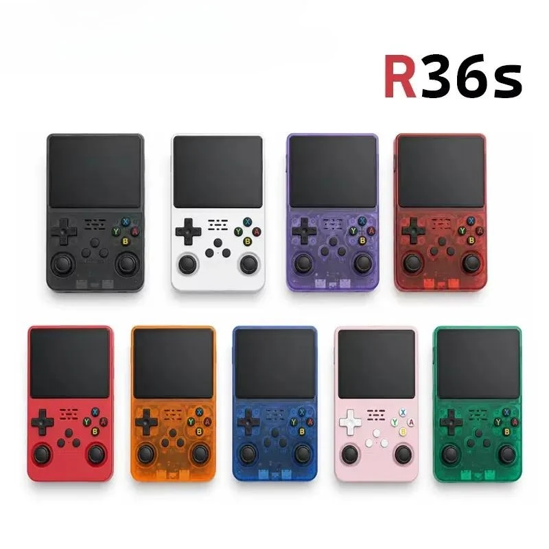 2026 R36s R36 Handheld Game Console, Portable Game Console 64GB 128GB Retro Gaming Large Capacity Game Console Ad 2