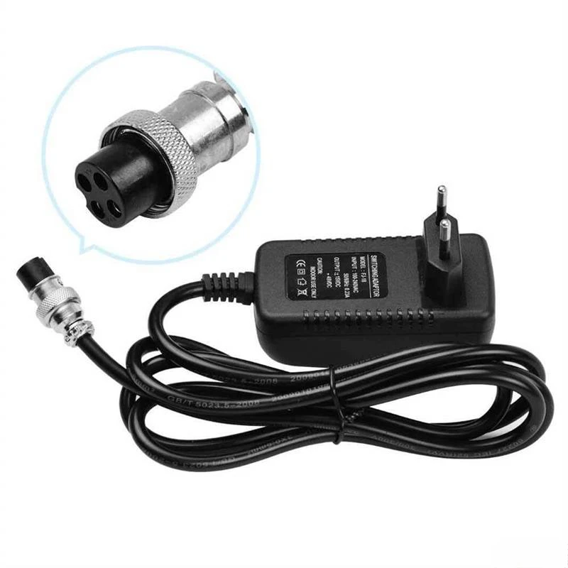 

Mixing console power adapter external power supply dual 15V/48V universal four pin circular connector