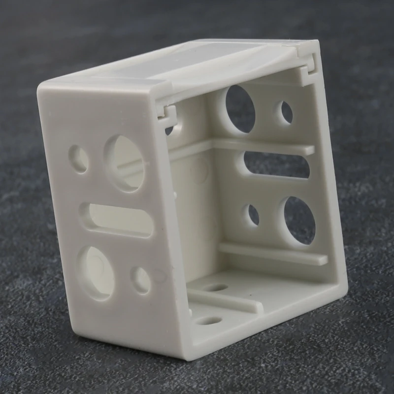 1 인치 블라인드 브래킷 흰색 프로파일 박스 장착 브래킷 창 블라인드 헤드레일 브래킷(8)-T45C