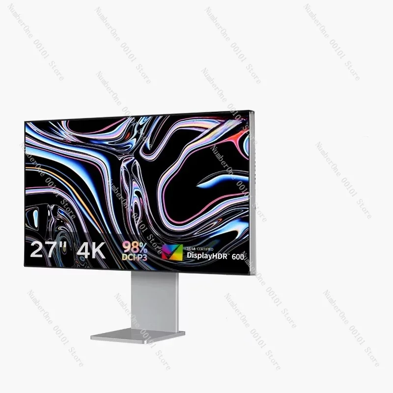 Ultra HD 4k Monitor 27inch HDR600 IPS Panel with C-Port USB Mounted Speaker