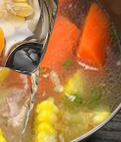 Separador de aceite y grasa para sopa de acero inoxidable, cucharones, espumadera, cuchara, colador de sopa para cocina con aislamiento térmico, antiescaldado