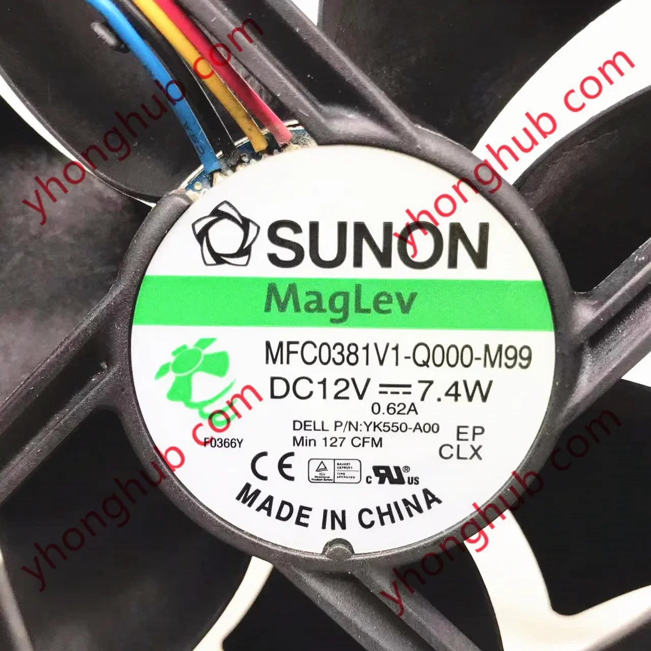 

SUNON MFC0381V1-Q000-M99 Вентилятор охлаждения сервера постоянного тока 12 В 7,4 Вт 120x120x38 мм