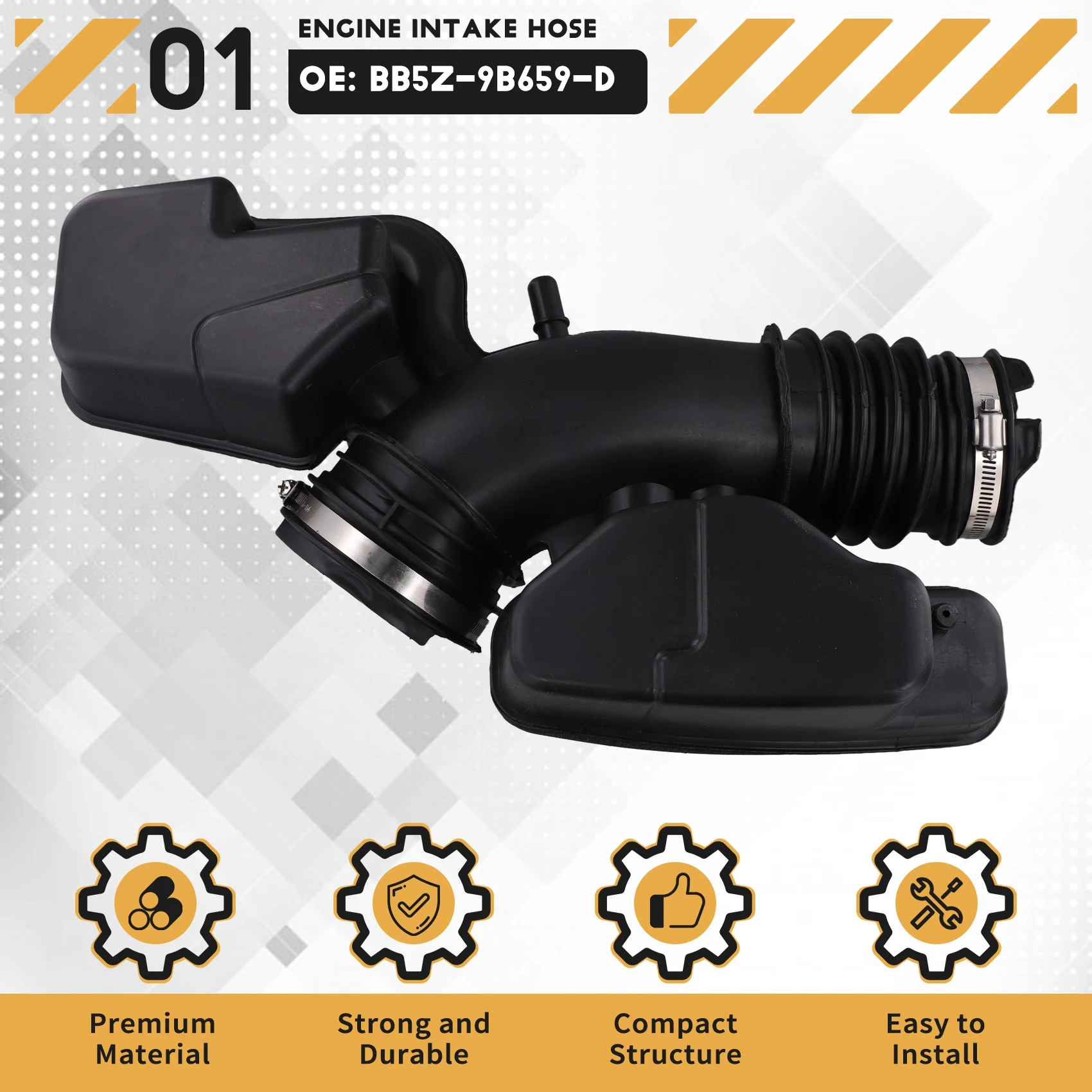 

【ПЛОСКАЯ ПРЕДЛОЖЕНИЕ】BB5Z9B659D BB5Z-9B659-D Шланг впускного воздуха двигателя для автомобиля Ford Explorer 2011-2019 гг.