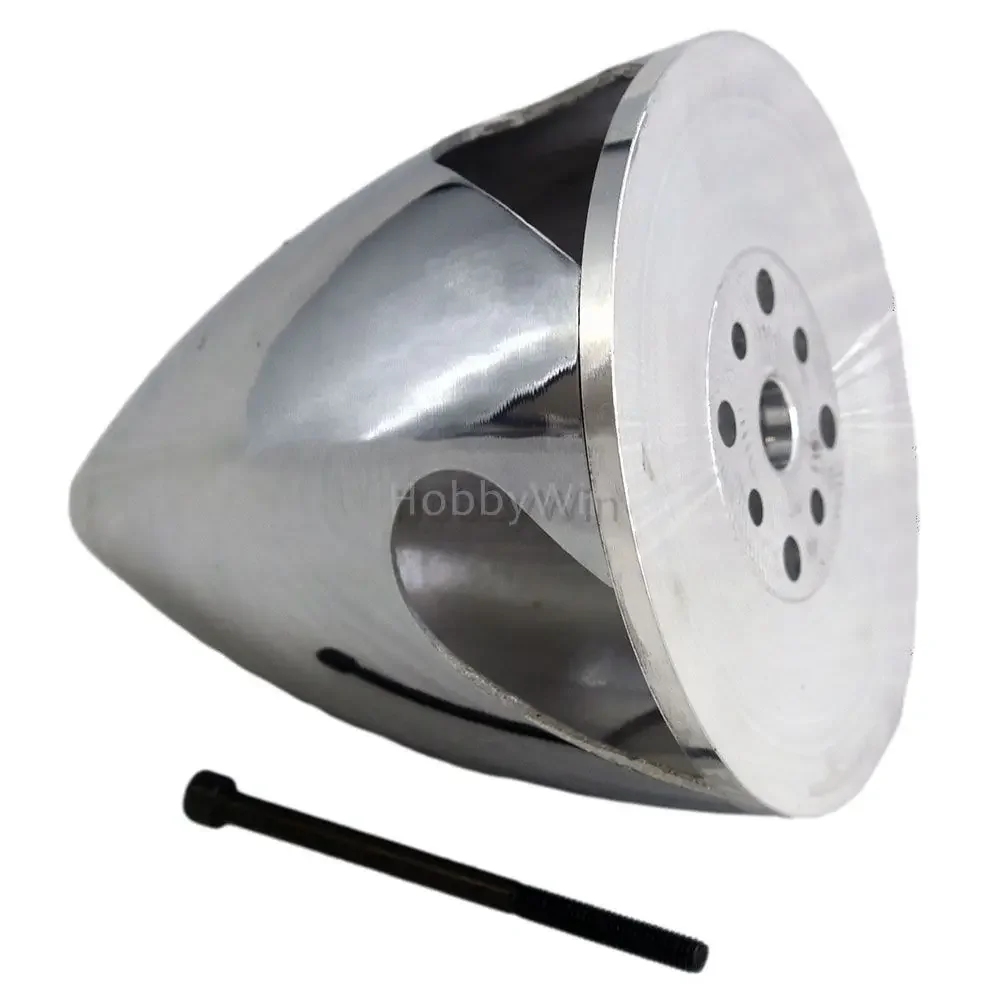 Spinner en aluminium 3,5 pouces /89mm pour moteur à essence DLE à arbre de 10mm, avion RC Warbird Sporter Trainer