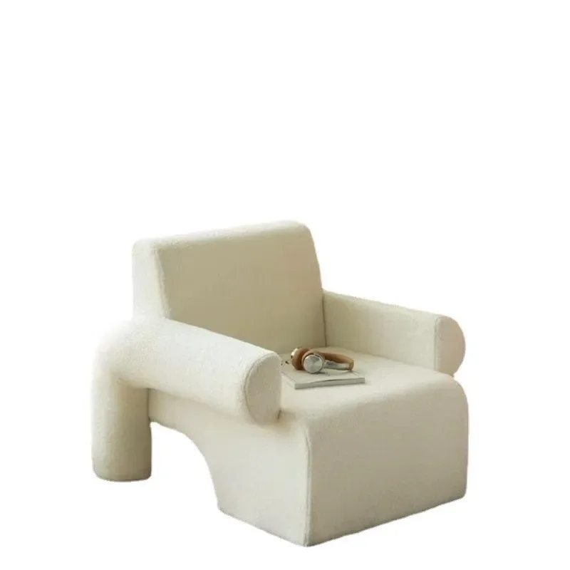 

Internet celebrity single sofa sofa chair modern simple small apartment balcony living room Nordic light luxury creative