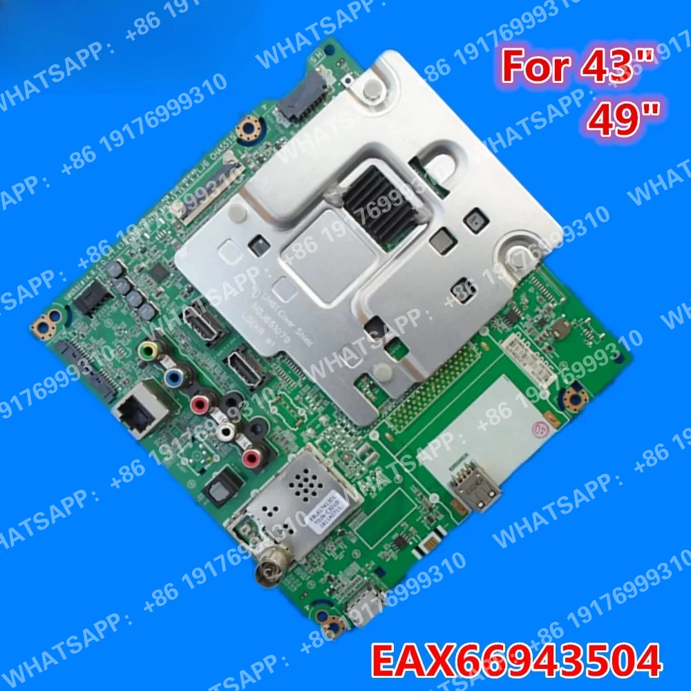 Основная плата телевизора EAX66943504 (1.0) Материнская плата, совместимая с LG 43UH6100-CB 49UH6100-CB 49UH610V 49UH603V 43UH620V 43UH610V-ZB Основная плата телевизора EAX66943504 (1.0) Материнская плата, совместимая с LG 43UH6100-CB 49UH6100-CB 49UH610V 49UH603V 43UH620V 43UH610V-ZB