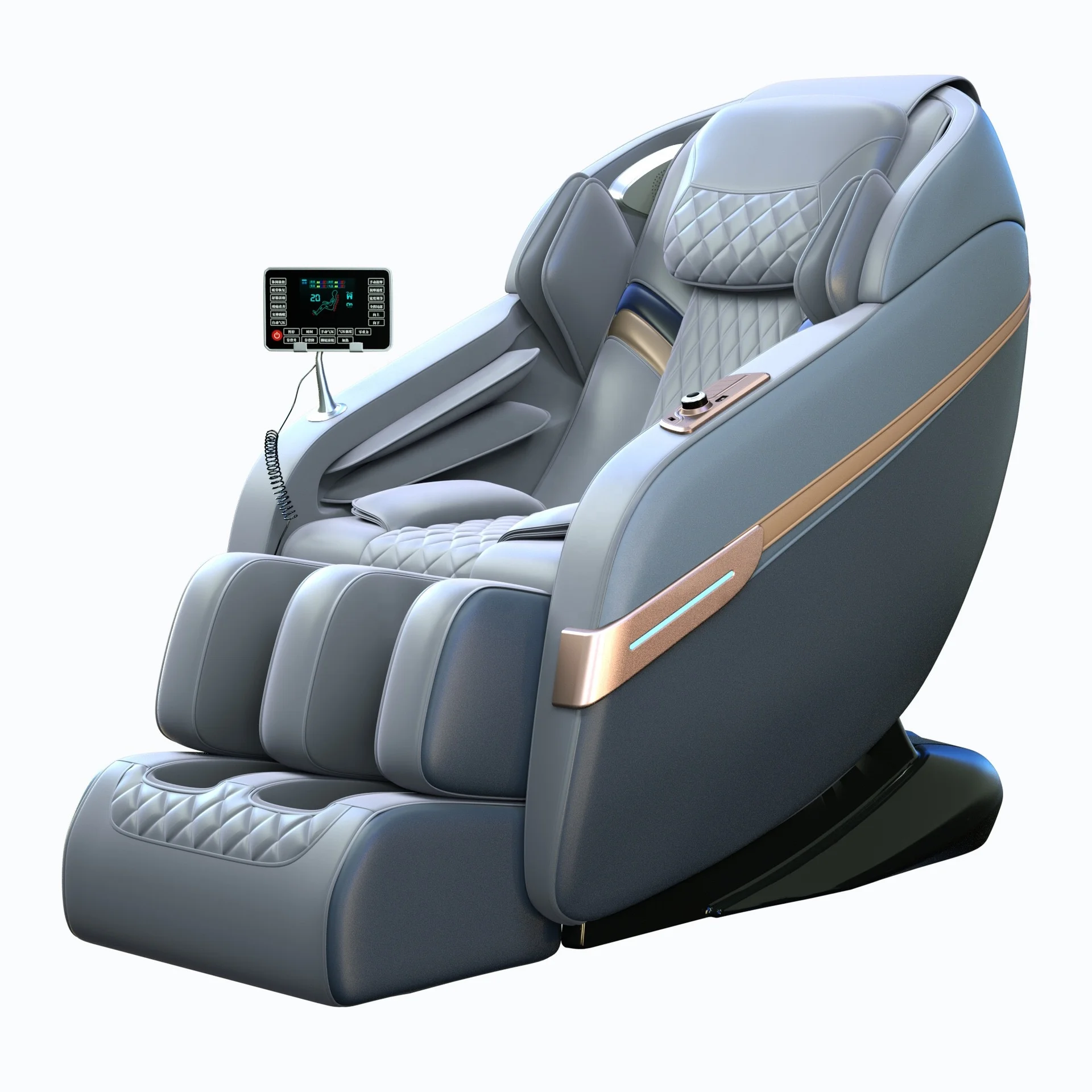 

Bluetooth Wireless Charging Voice Control 0 Gravity SL Track 8D Full Body Massage Chair