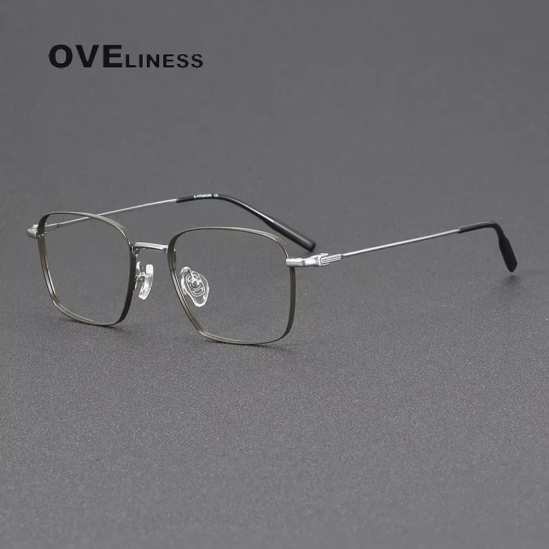 

Pure Titanium Glasses Frame Men Eyeglasses frames Women 2025 New Square Eyewear Spectacle