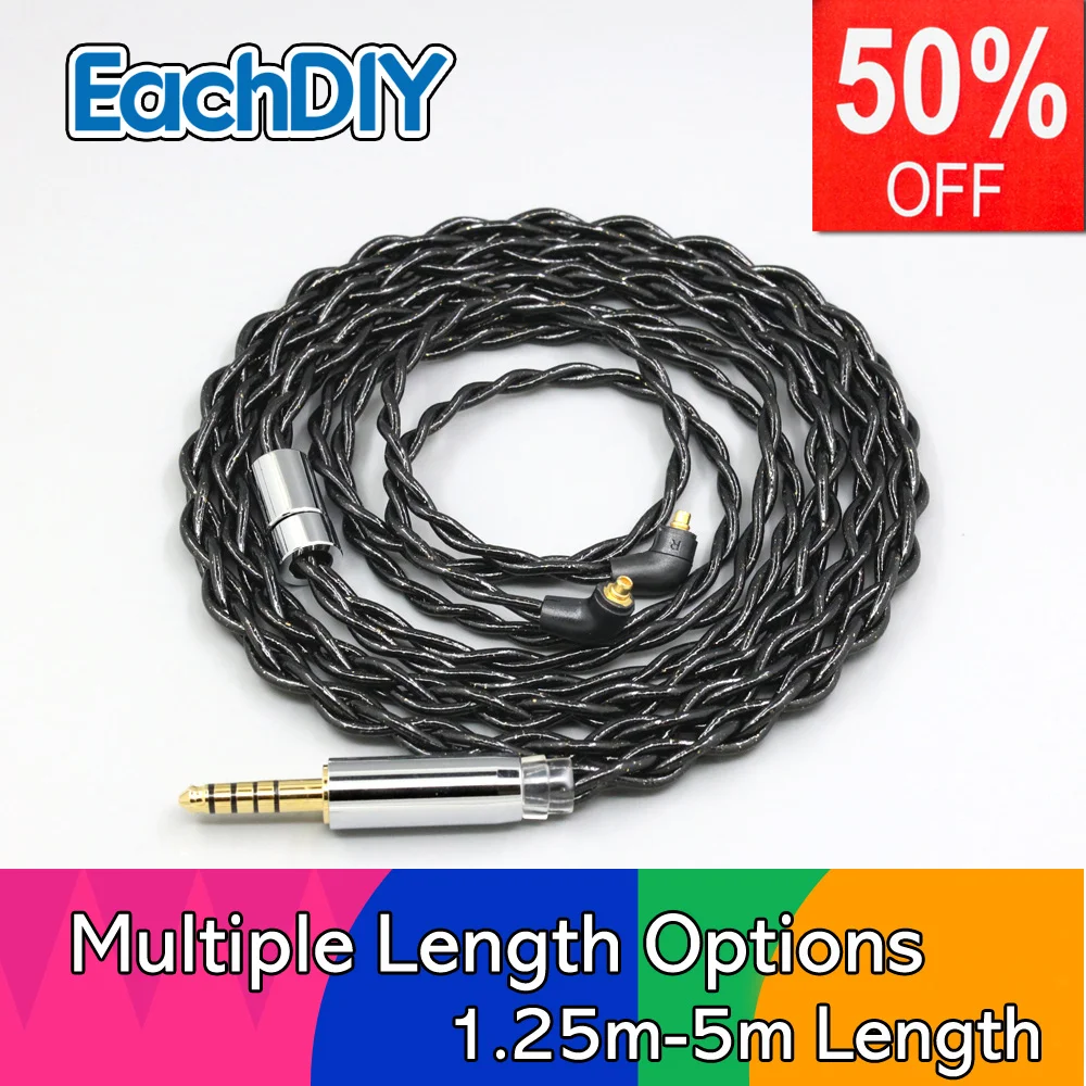

99% Pure Silver Palladium Graphene Floating Gold Cable For Etymotic ER4SR ER4XR ER3XR ER3SE ER2XR ER2SE LN008321