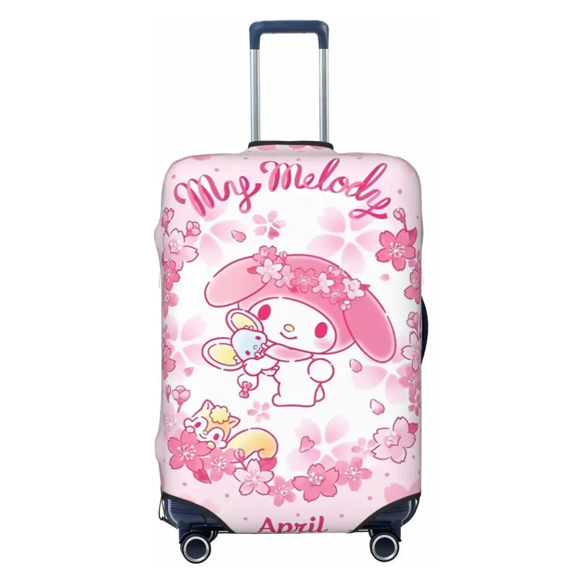 

My Melody Anime Suitcase Cover Vacation Travel Elastic Luggage Case Protection