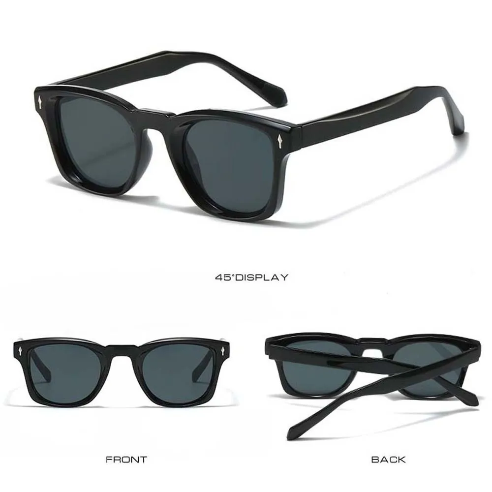 خفيفة الوزن هلام ريترو Sunies ظلة النظارات سبيكة الرجال الاستقطاب النظارات الشمسية الزخرفية PC النساء المضادة للأشعة فوق البنفسجية نظارات في الهواء الطلق