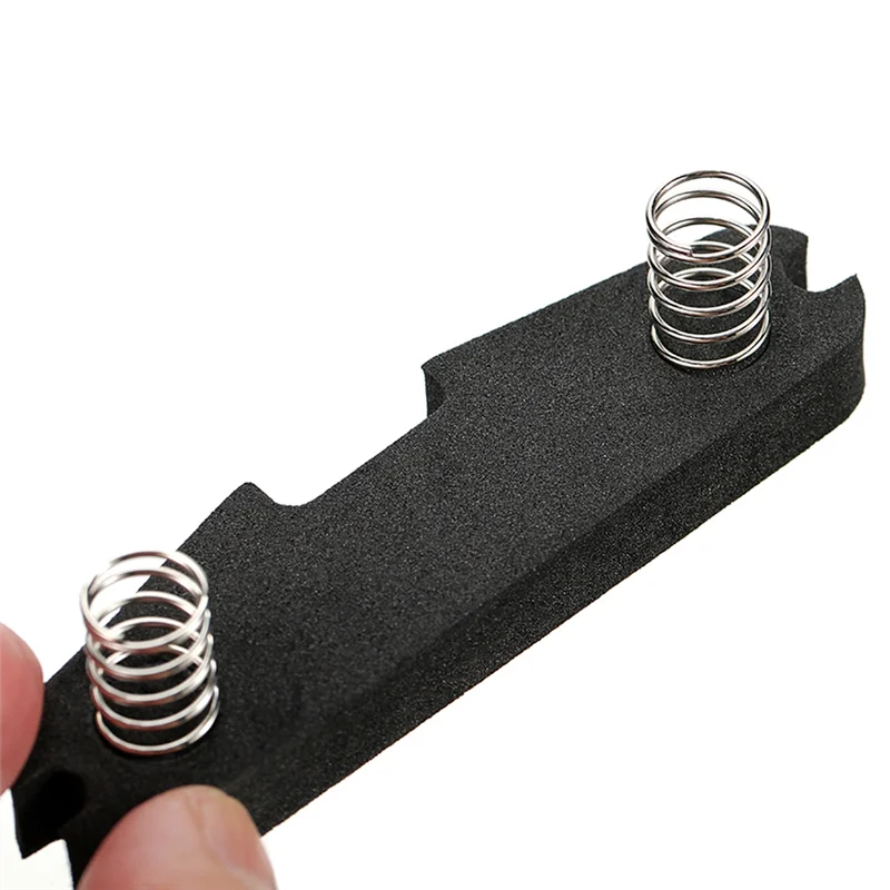 A74K-For Electric Guitar Compatible Humbucker Pickup Height Adjustable Foam Pads With Spring