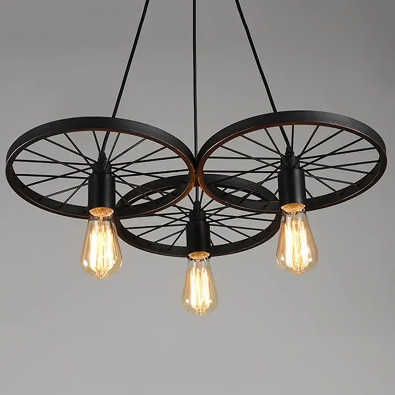 New Style Vintage Iron Painted Pendant Lamp Adornment Simple Pendant Lights Indoor Room Home