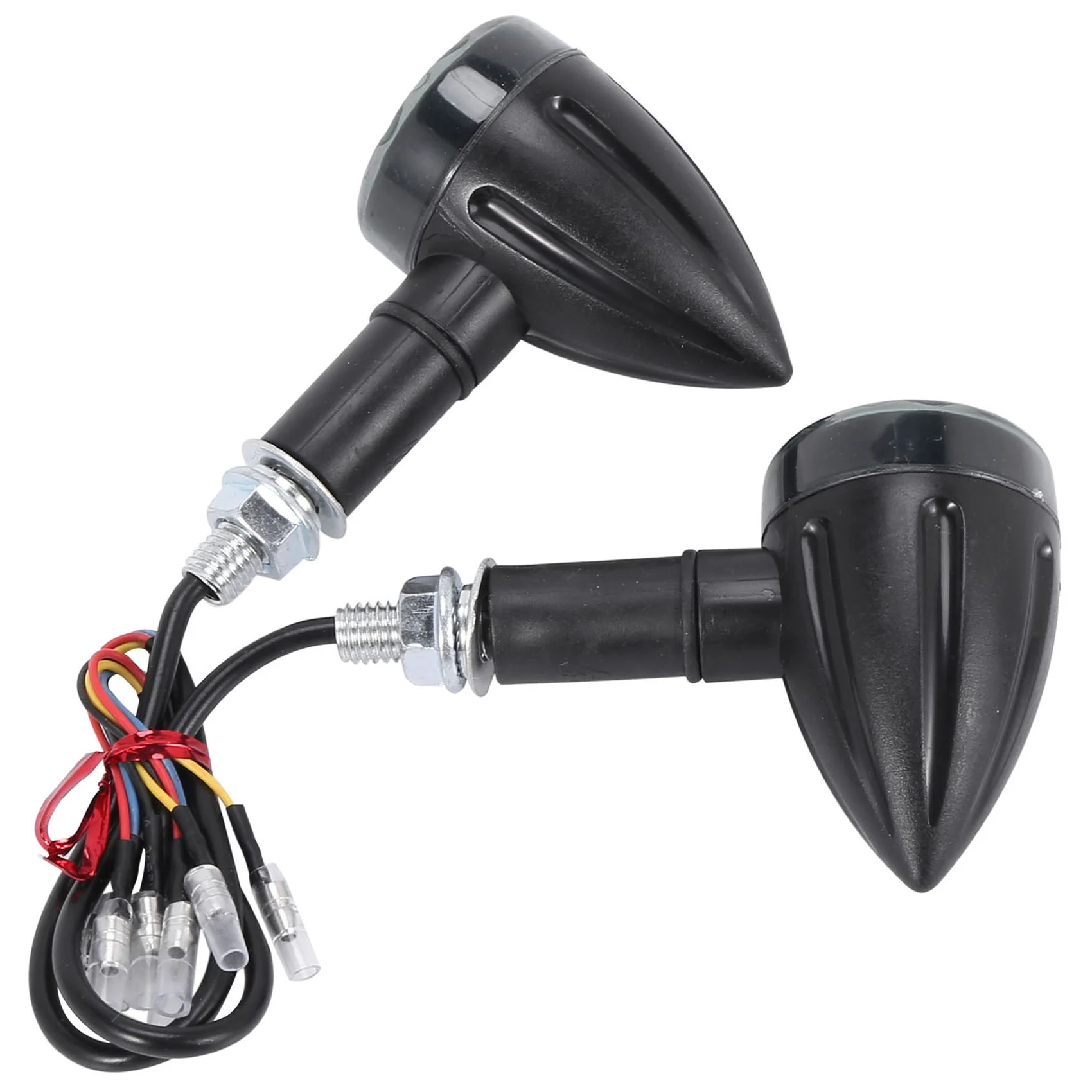 

WF-2Pcs Motorcycle Turn Signal 6Led Indicator Locomotive Universal Turn Signal