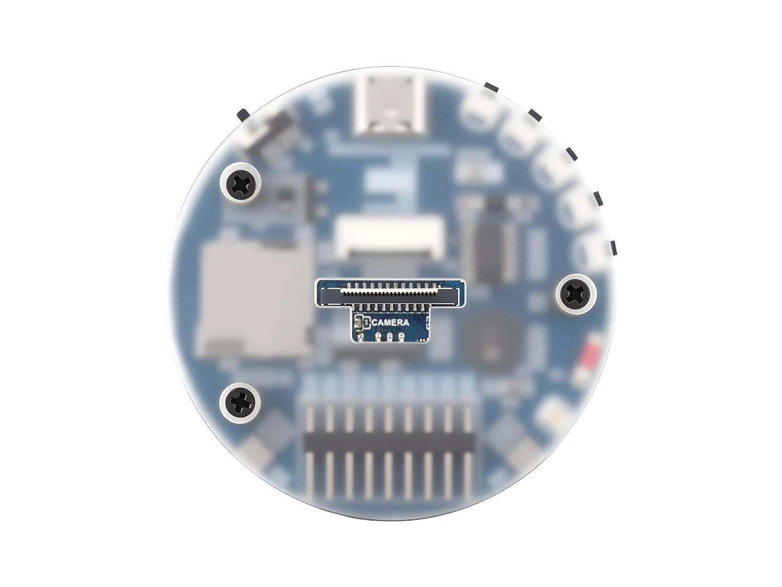ESP32-S3 AI Smart Speaker Development Board - Dual-Mic Noise Reduction, RGB Effects, LCD & Camera Support