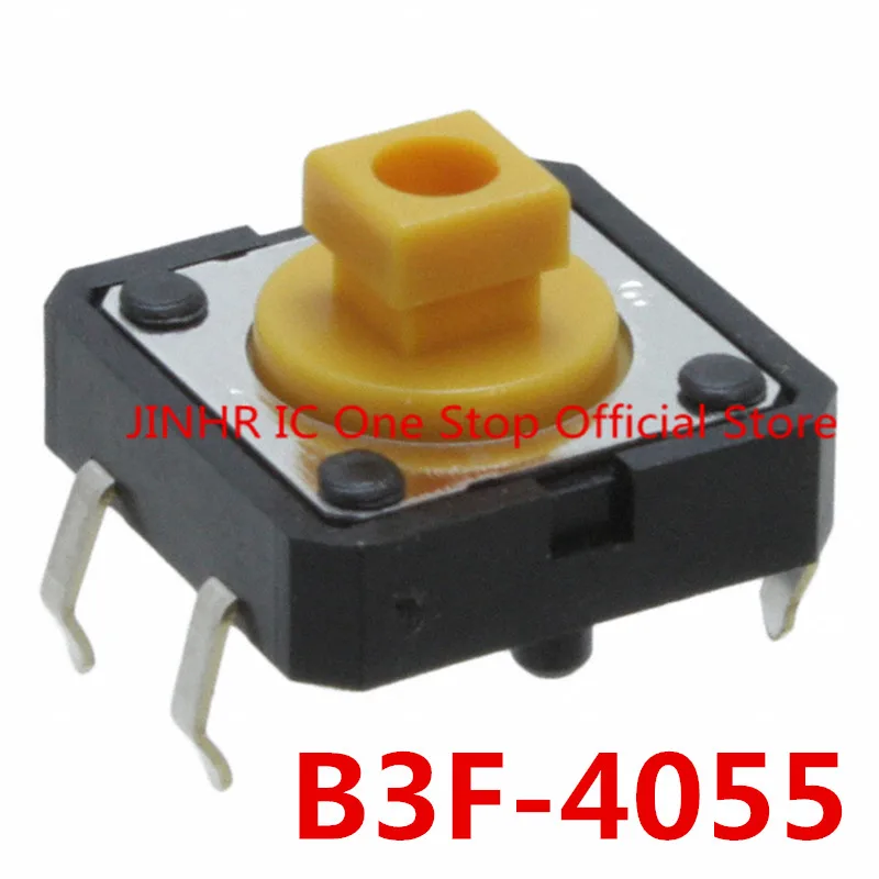 Novo 50PCS B3F-4055 interruptor do tato 12*12*7.3mm