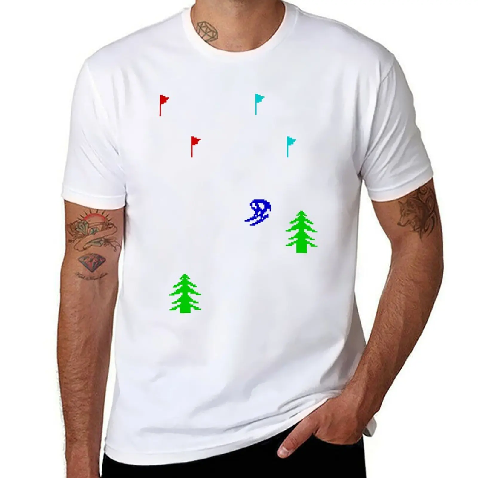 

Horace goes Skiing - Level T-Shirt man t shirt summer cotton tshirt 100% anime t shirts for man T-shirt