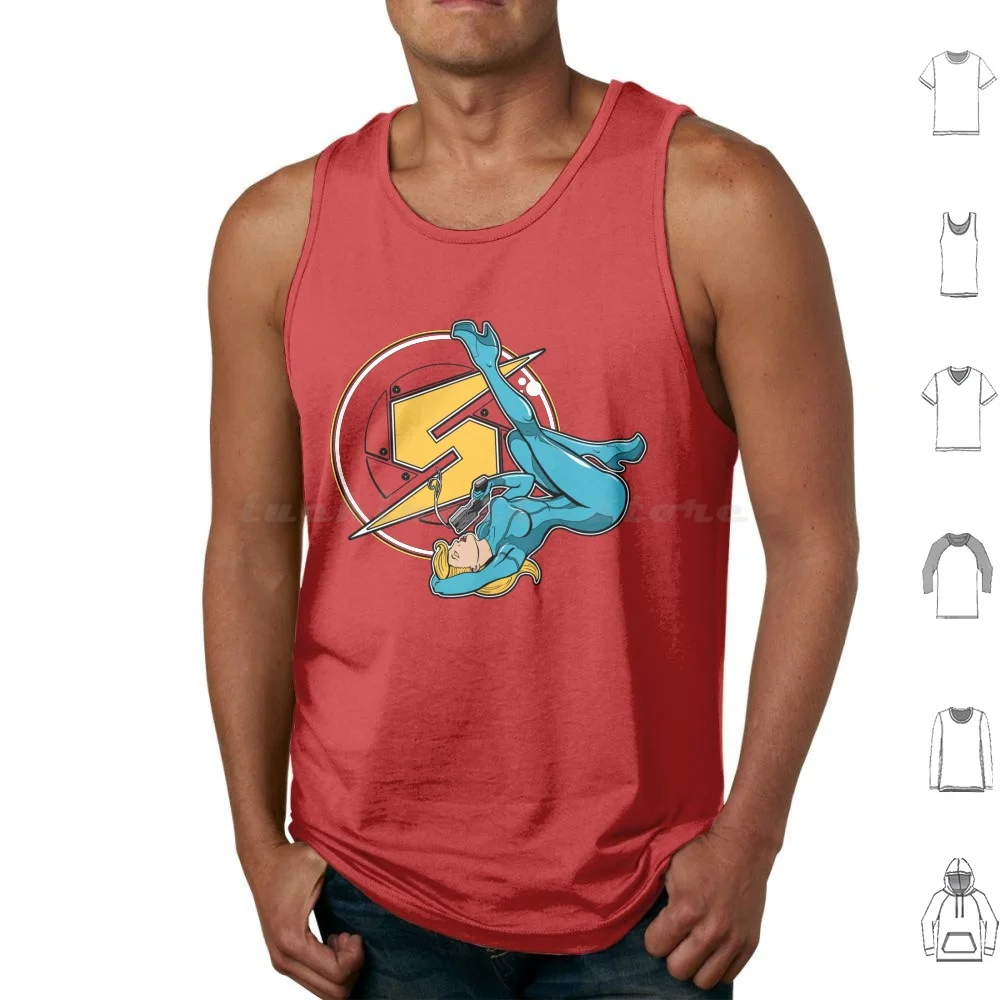 Brinstar Bombshell Tank Tops Print Cotton Metroid Samus Brinstar Metroid Prime Super Metroid Samus Aran Snes