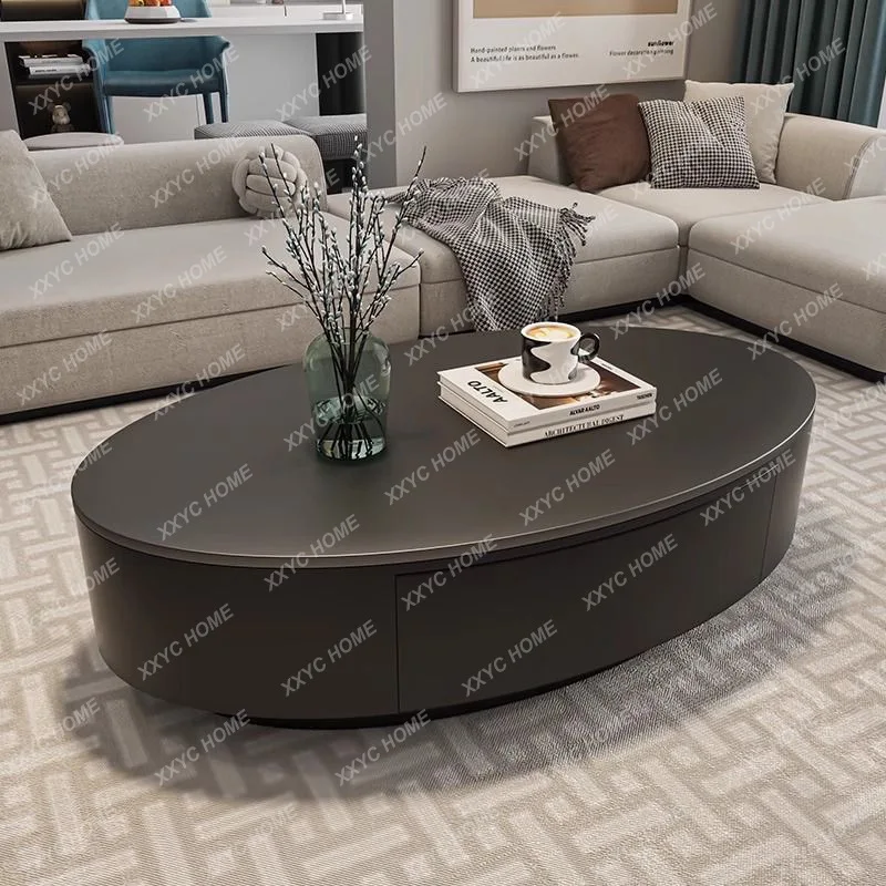 JYGQuality Assured Modern Coffee Table Clean Simple Lines Stone Coffee Table Living Room Hotel  FT