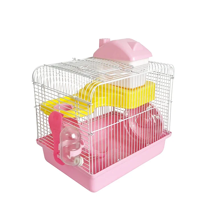 

Factory wholesale Multiple color options luxury castle guinea pig house hamster cage