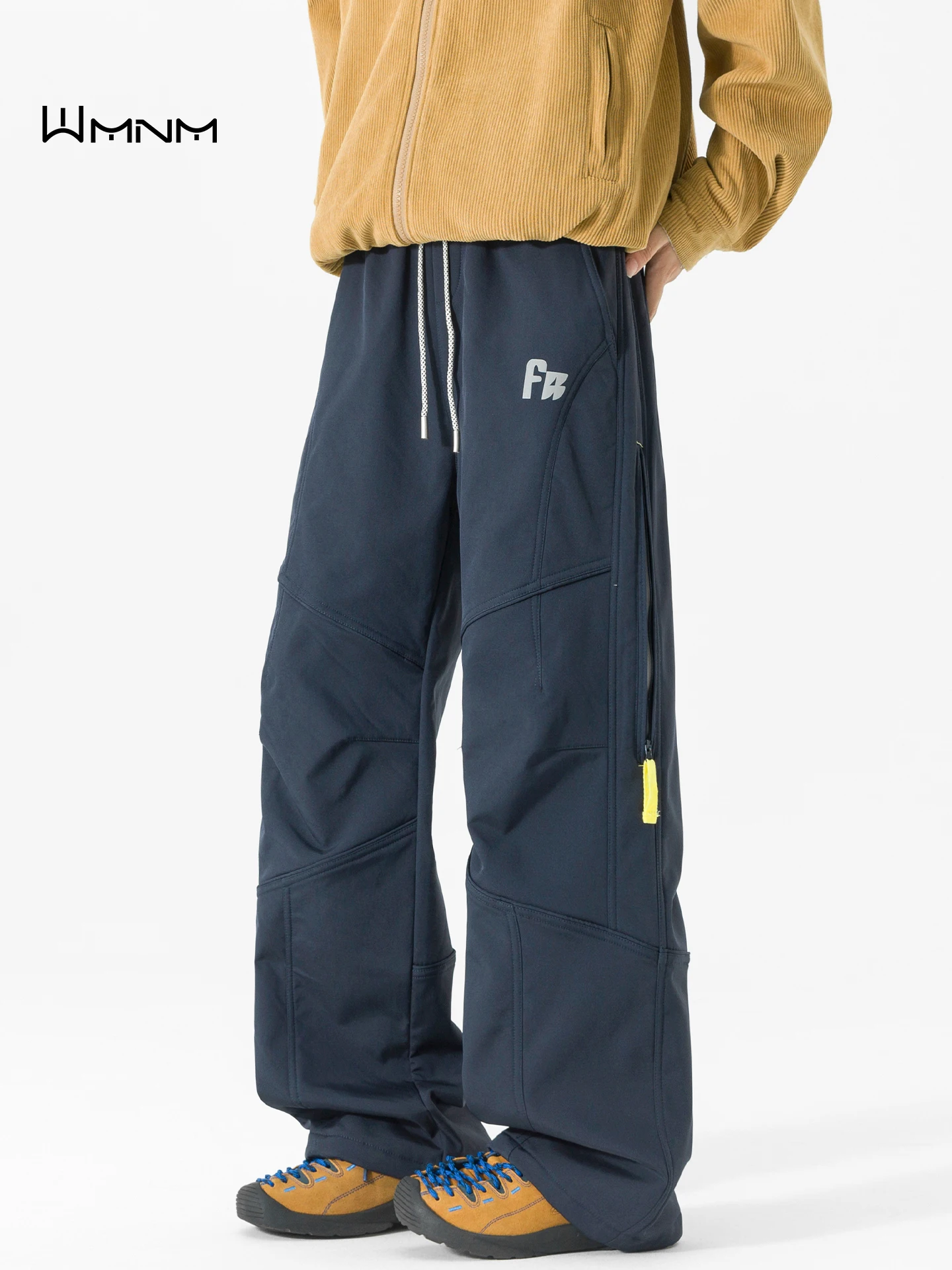 

Men's Outdoor Climbing Casual Pants Fce Lined Windproof Waterproof Autumn Winter Sports Leisure Trousers Mountain Series