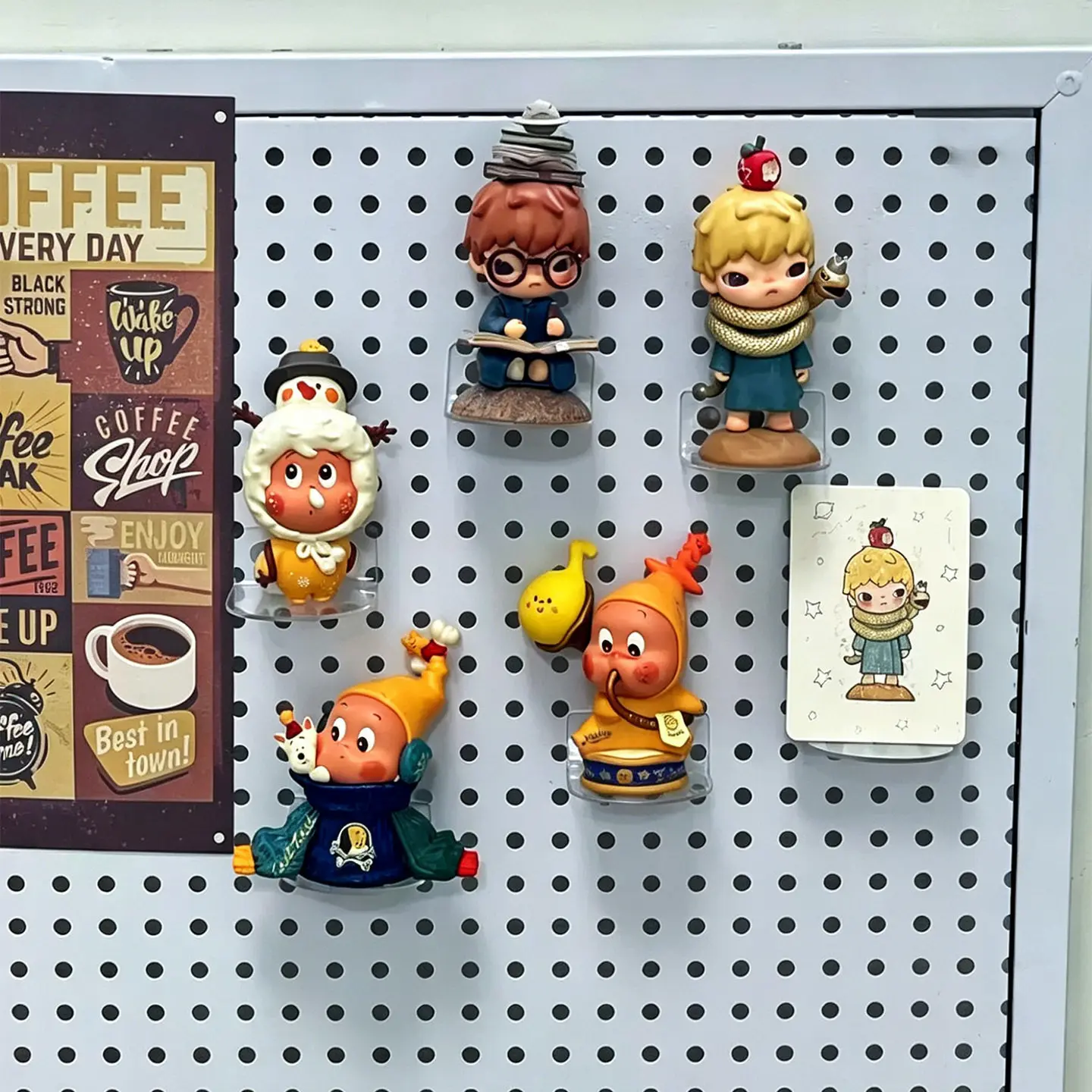 Non Perforated Acrylic Bracket, Hand-Held Storage Rack, Base, Wall Decoration Rack, Doll Display Stand, Clear Acrylic Shelf