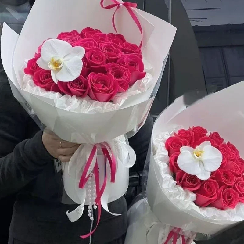 Kraft Paper Wrapped in Floral Papers Thick Cardboard Can Shape Flowers Shop Handmade Materials Multiple Colors Available