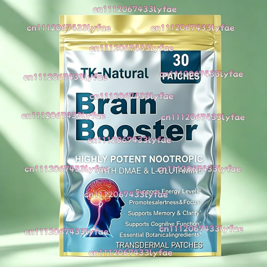 30 Patches Brain Health & Memory Booster Transdermal Patches for Focus Function, Clarity Nootropic