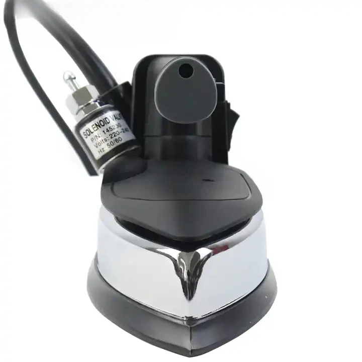 for HK-520 Gravity Feed Steam Iron Household Steam Iron Electric Stainless Steel Black for Clothes Free Spare Parts