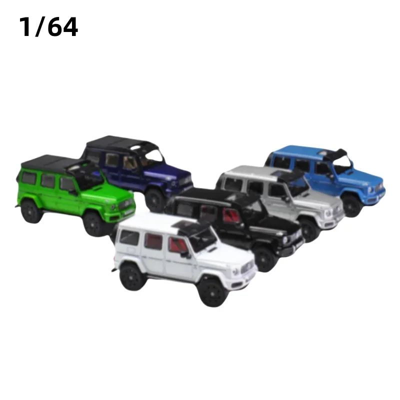 NZG 1:64 Mercedes-Benz MB AMG G63 4X4 2023 alloy model, children's collection of decorative toys, a New Year gift for children.