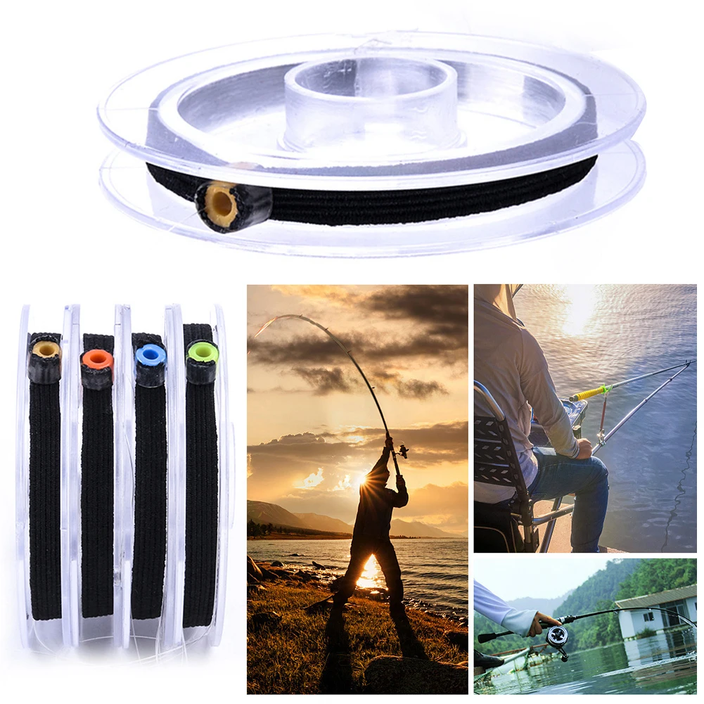 

6 шт., рыболовный палантин, кольцо для катушки, нейлоновая рыболовная проволока, петля, эластичная ведущая веревка, сменные снасти, инструмент, аксессуары для рыбалки
