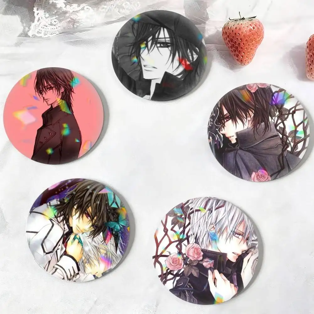 V-Vampire Knight Anime K-Kuran Kaname  25mm 32mm 44mm 58mm 75mm Brooches Badges Pins for Accessories Gift