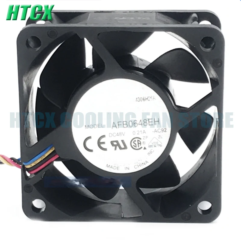 New AFB0648EH-6H95 6025 6CM48V Four Wire PWM Speed control cooling fan