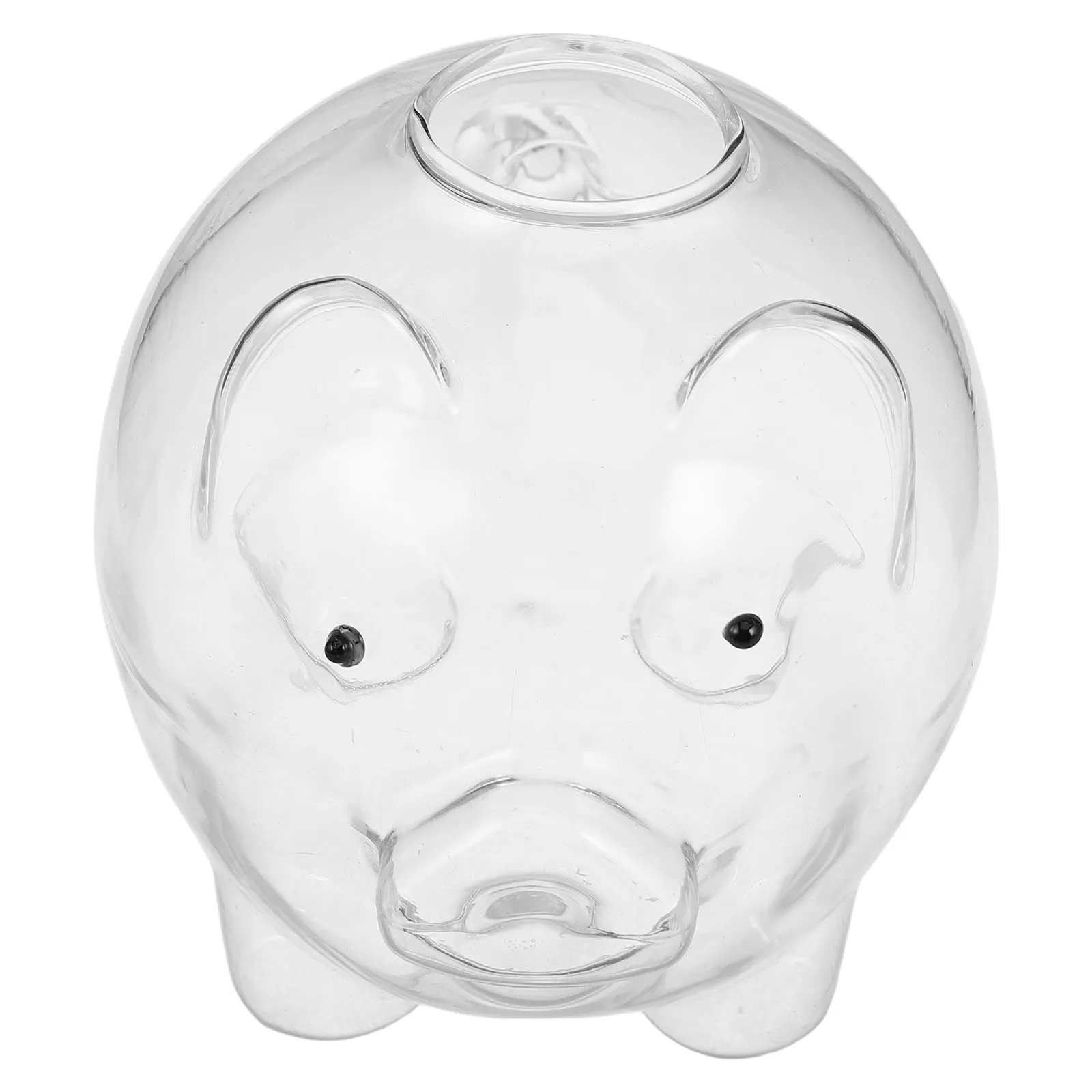 Clear Glass Pig Cup Creative Cocktail Glassware Reusable Beverage Cup for Wine Coffee Juice Water Bar Drinking Glass