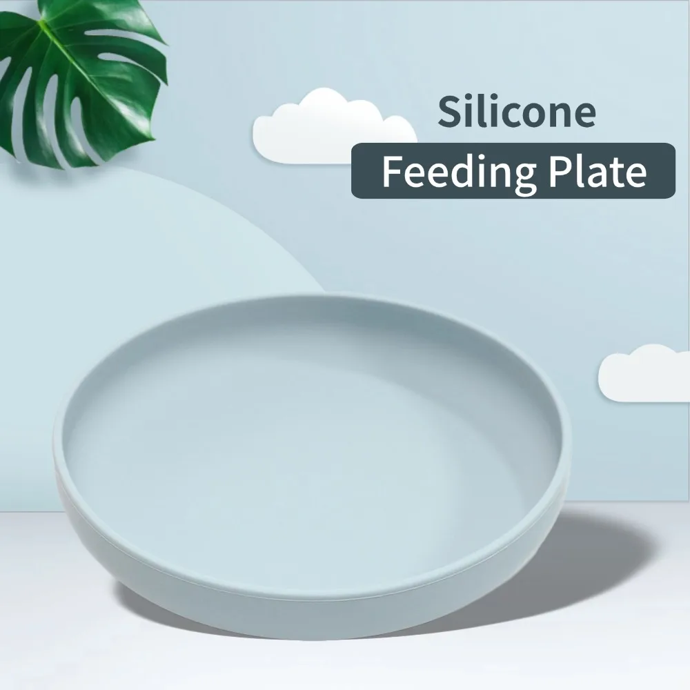 Silicone Baby Feeding Plates for Children Featuring Design, Equipped with Suction Cups And Heat Insulation, Suitable for Baby