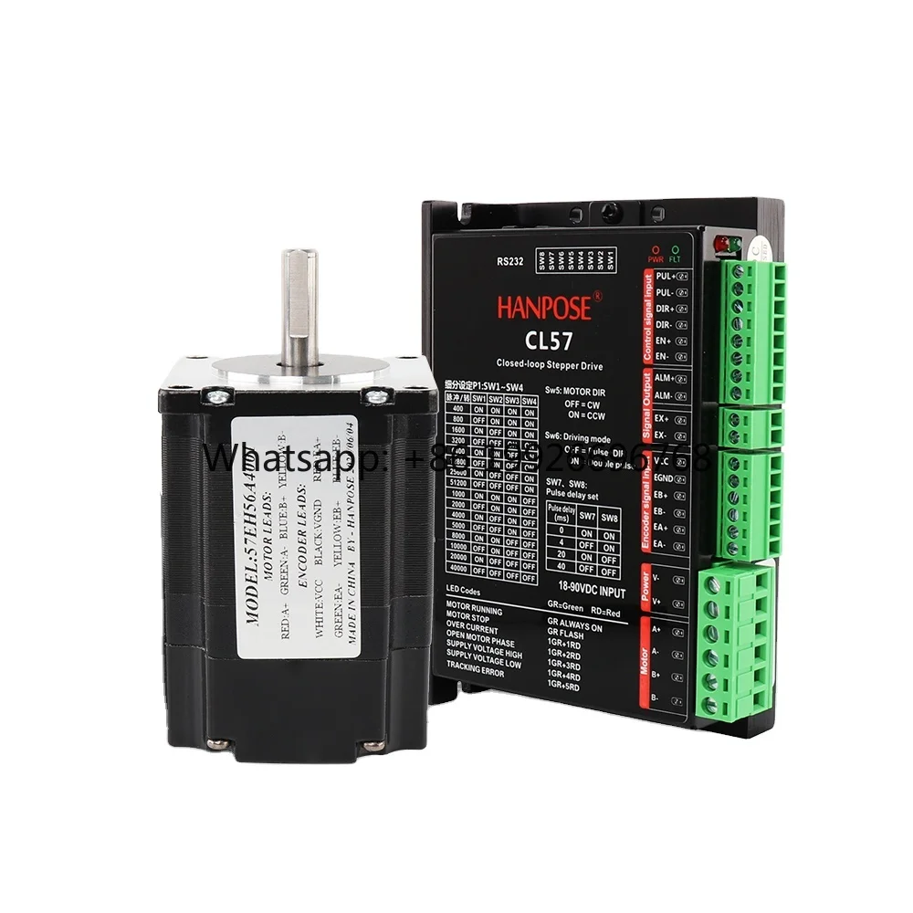 

57CME13 4.0A 57 Stepper Motor 57EH56A4001 Closed-loop Motor Engraving 1.3N.m Encoder CL57 Drive Stepper Motor Nema 23