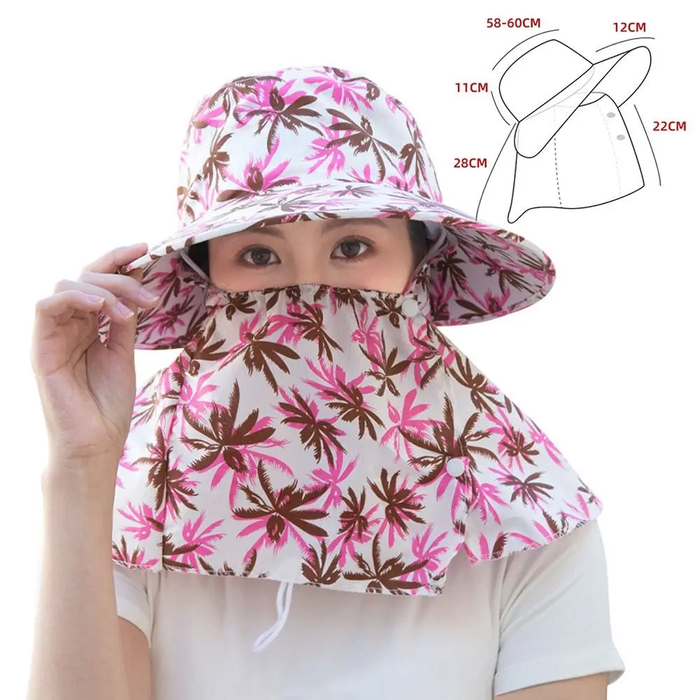 Летняя шляпа от солнца для лица и шеи, защита от ультрафиолета, защитный чехол с ушками, женские шляпы, уличная рыбалка, охота, пеший туризм, шляпа для отдыха