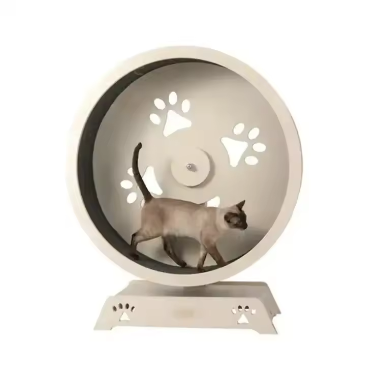 Modern Wooden Cat Toys Household Supplies Treadmill Pet Accessories s Roller Climbing Frame Sports Silent B