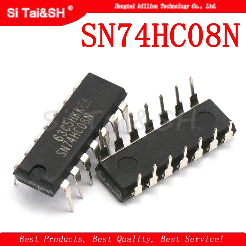 10PCS SN74HC08N DIP…