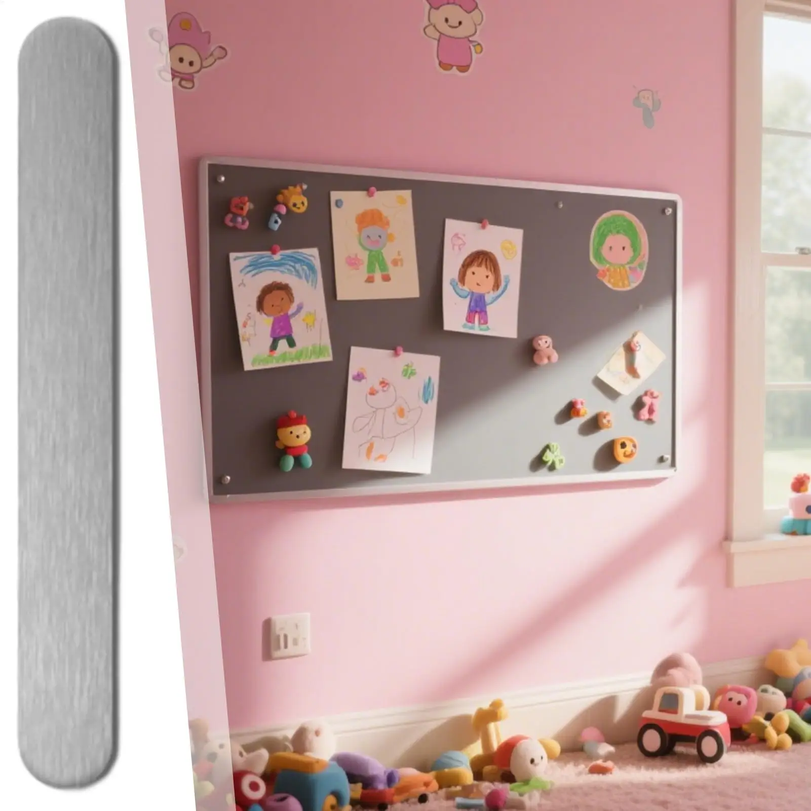 Adhesive Metal Strips For Magnets Phone Case Steel Plates Self-Adhesive Metal Strips Ultra-Thin Phone Case Metal Strips