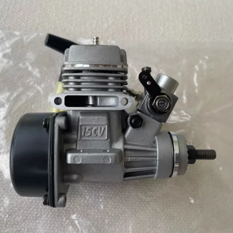

Aviation Model Two Stroke Engine OS 15CV Metal Fuel-powered Engine Model Manual Pull-start Without Firehead Model Toy